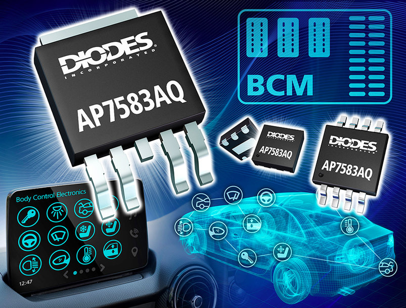 300mA Output Automotive-Compliant LDOs from Diodes Incorporated with Power Good Support Off-Battery Point-of-Load